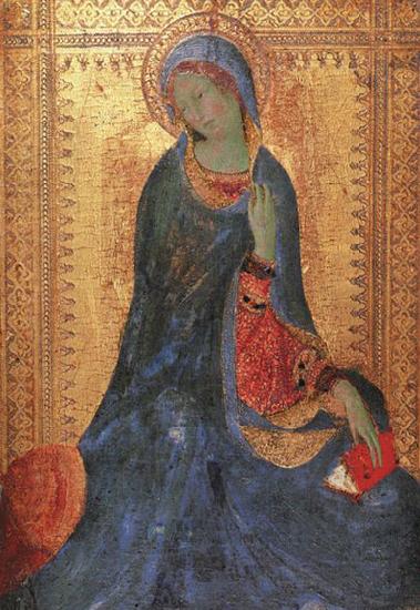 Simone Martini The Virgin of the Annunciation oil painting image